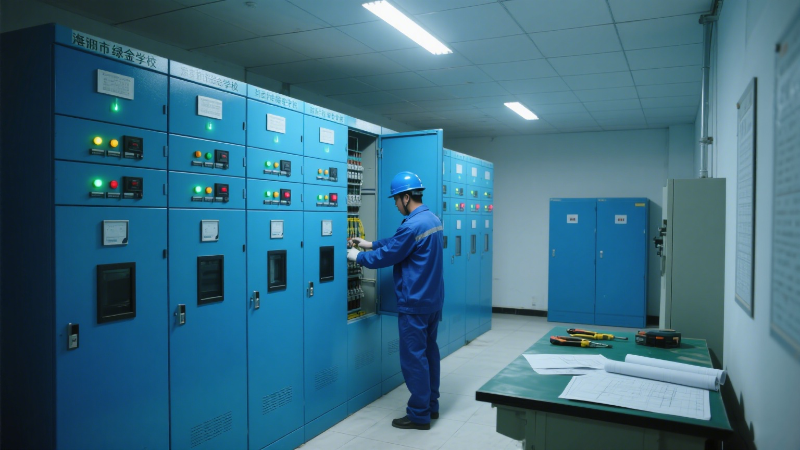 淮北市绿金学校配电工程